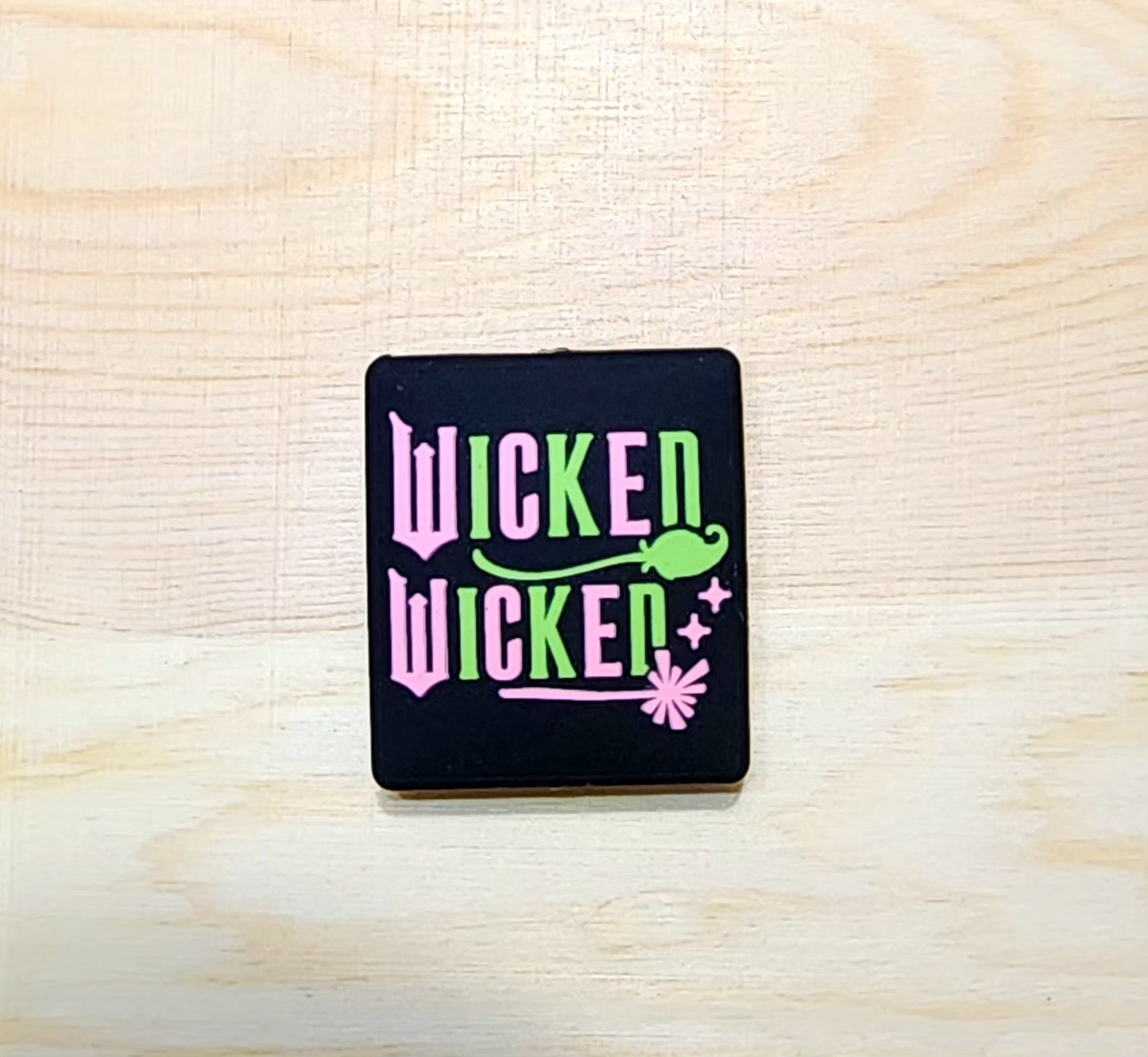 Wicked Wicked - silicone focal bead - A91