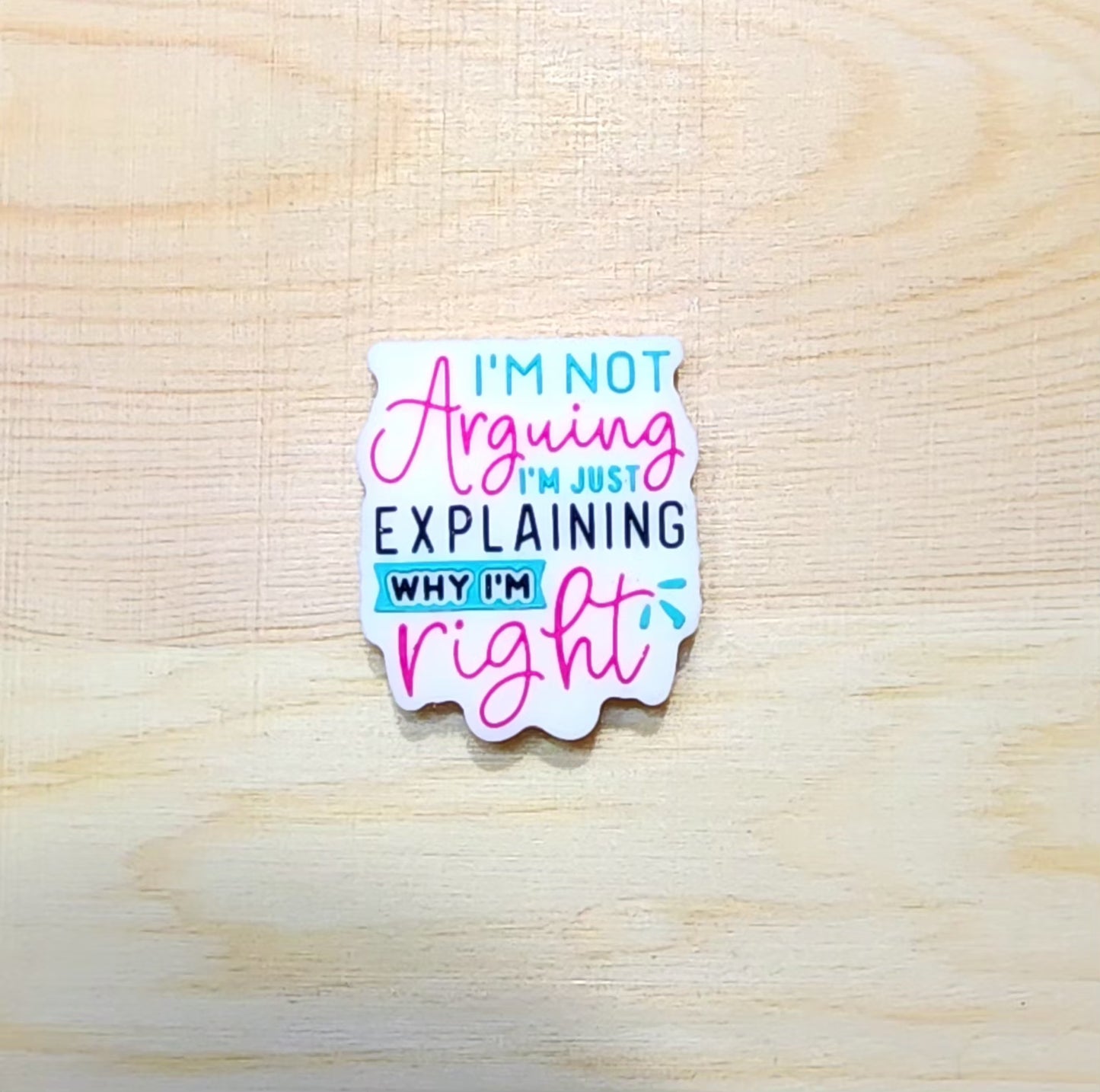 I'm not arguing I'm just explaining why I'm right - silicone focal bead - A95