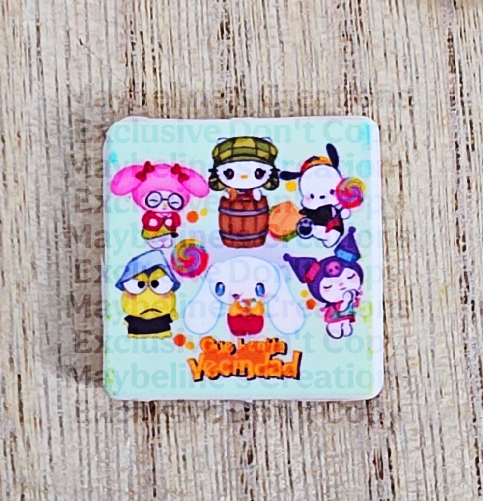 Que linda vecindad HK family El chavo silicone focal bead MC custom design A276