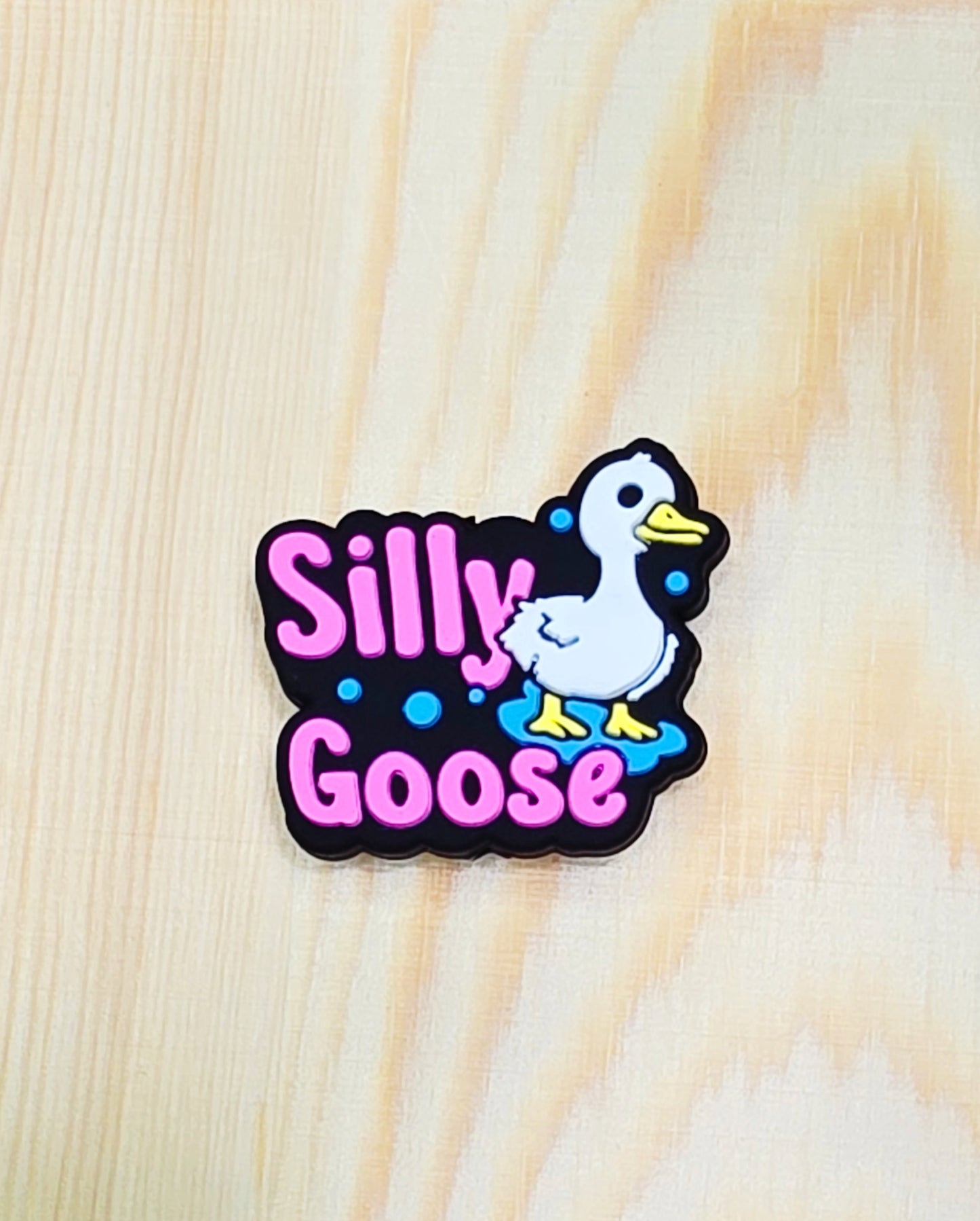 Silly goose silicone focal bead - A180c