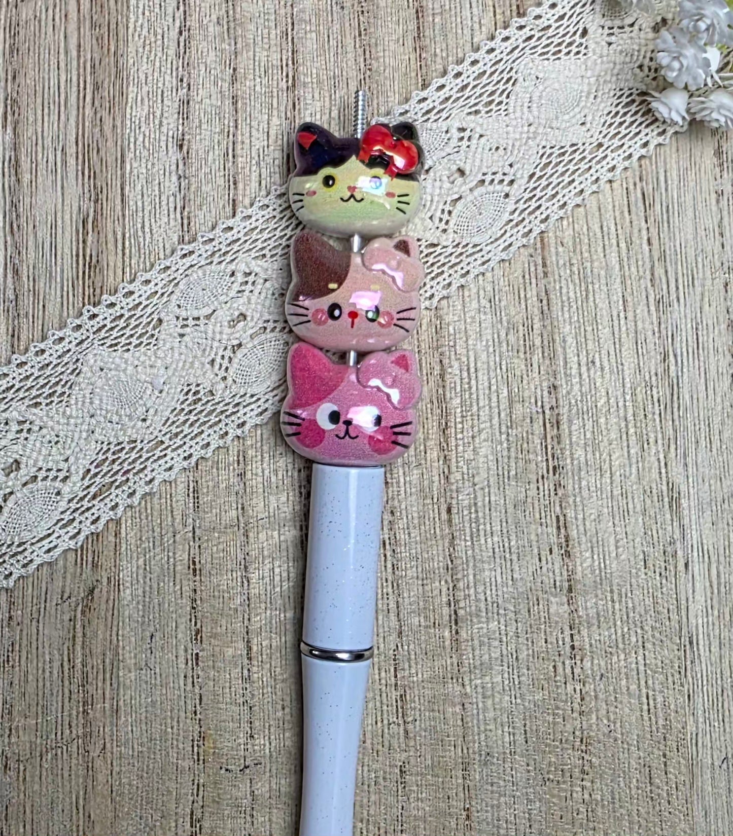 Acrylic Cat Beads – 3 Pack