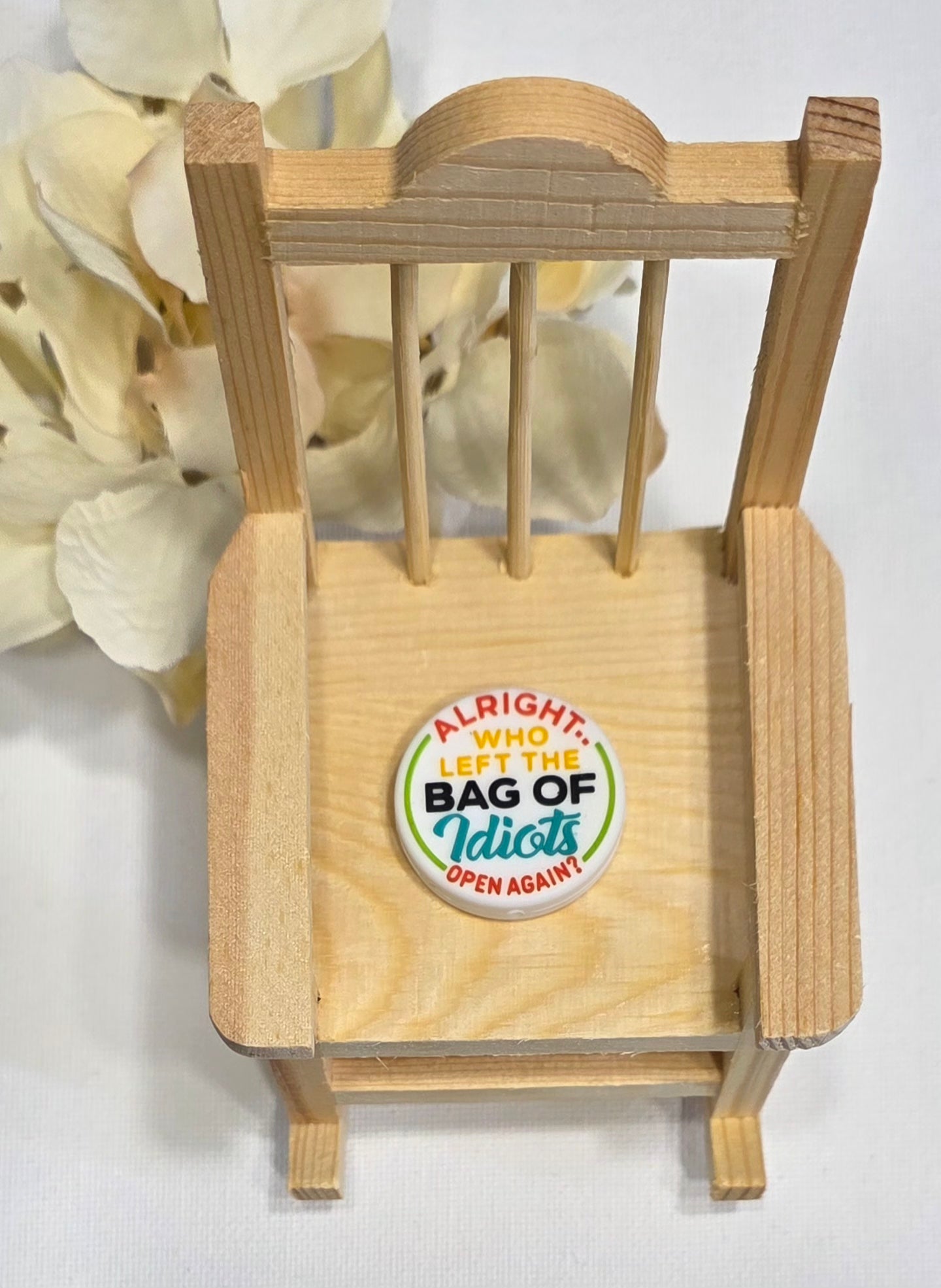 Alright who left of idiots open again silicone focal beads A220c