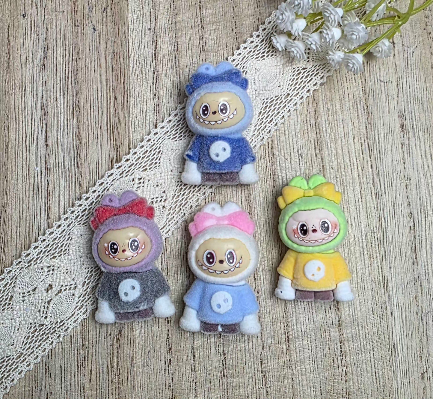 Fuzzy Character with Shirt Pen Topper – Assorted Designs