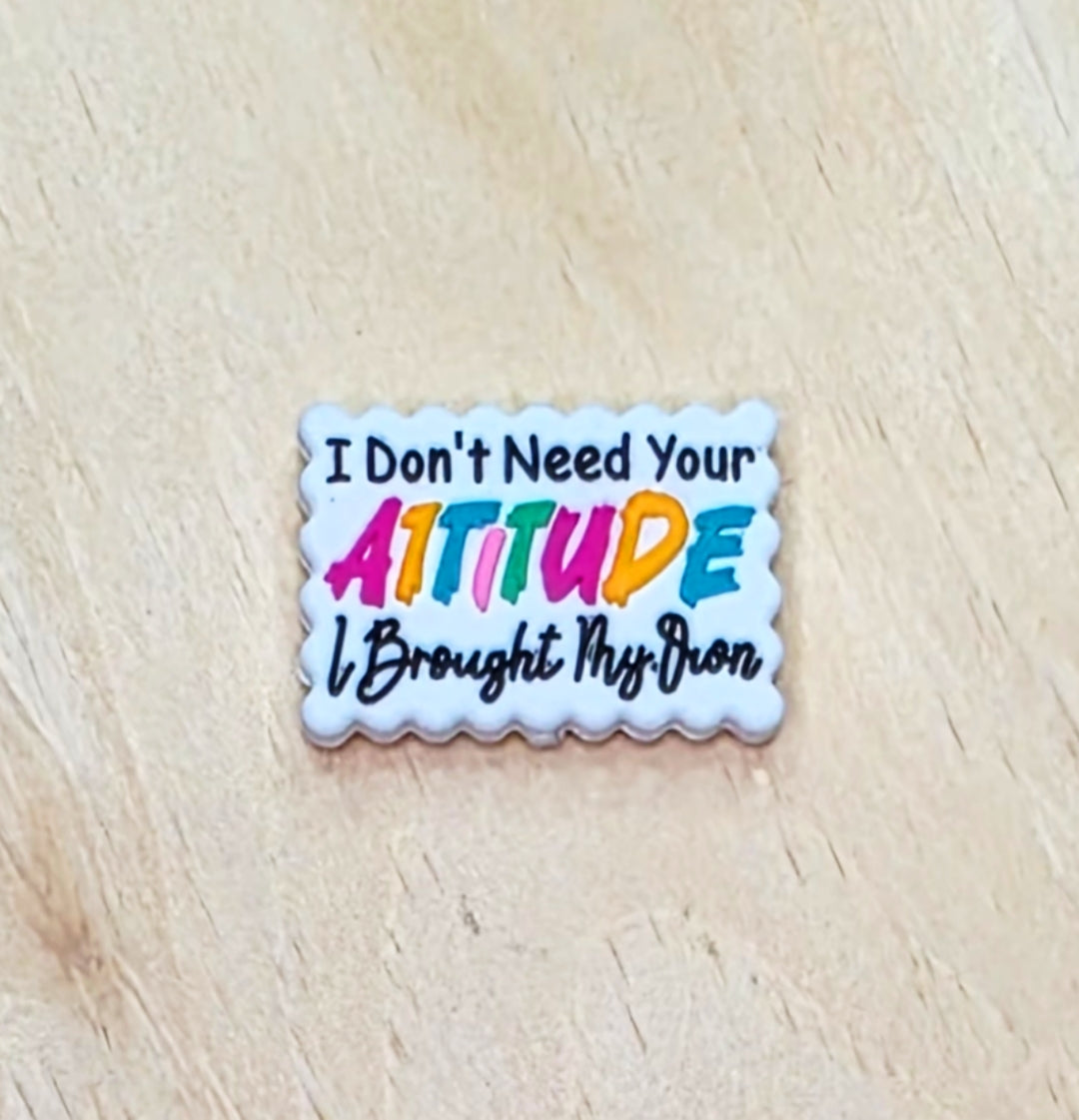 I don't need your attitude I brought my own silicone focal bead A48