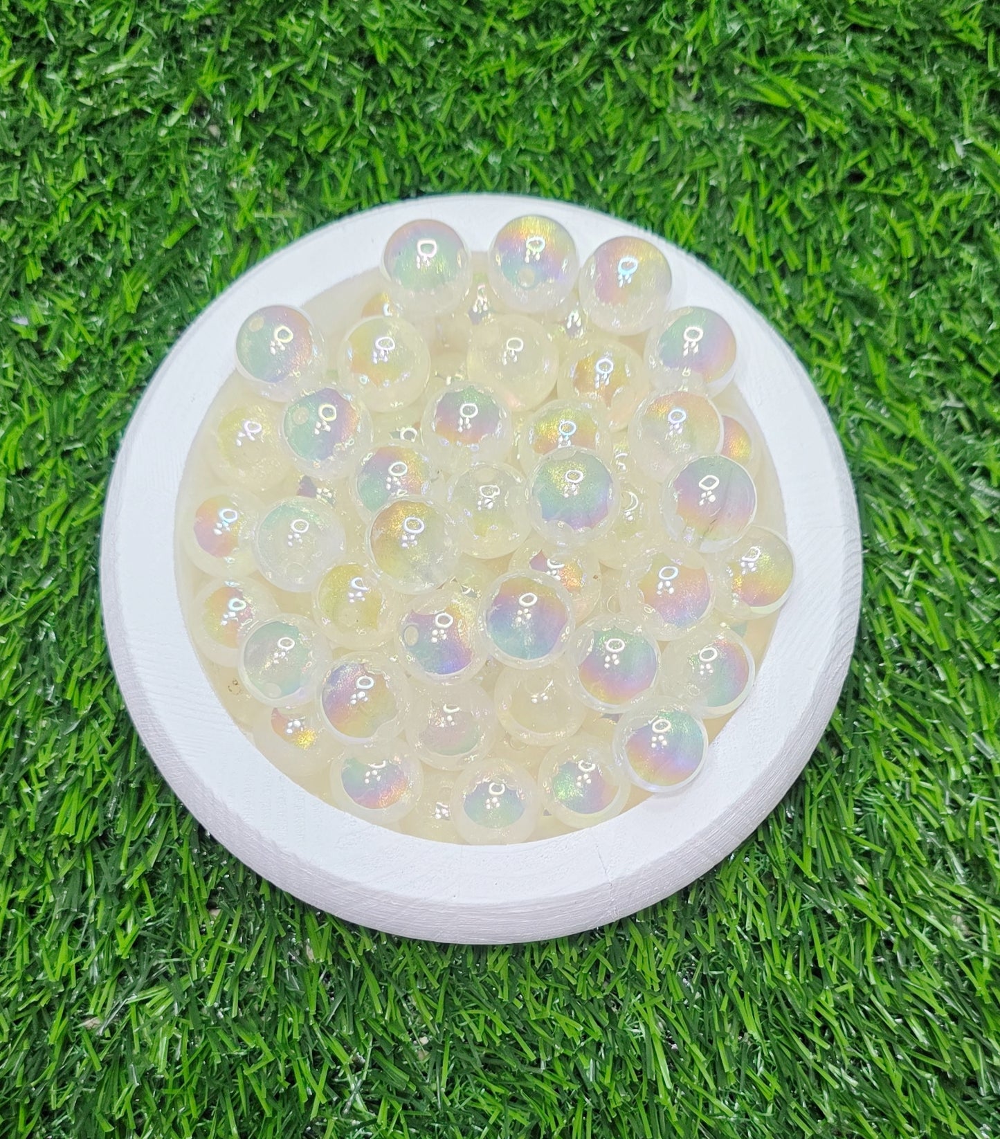 Luminous 16mm acrylic beads, glow in the dark 16mm acrylic beads