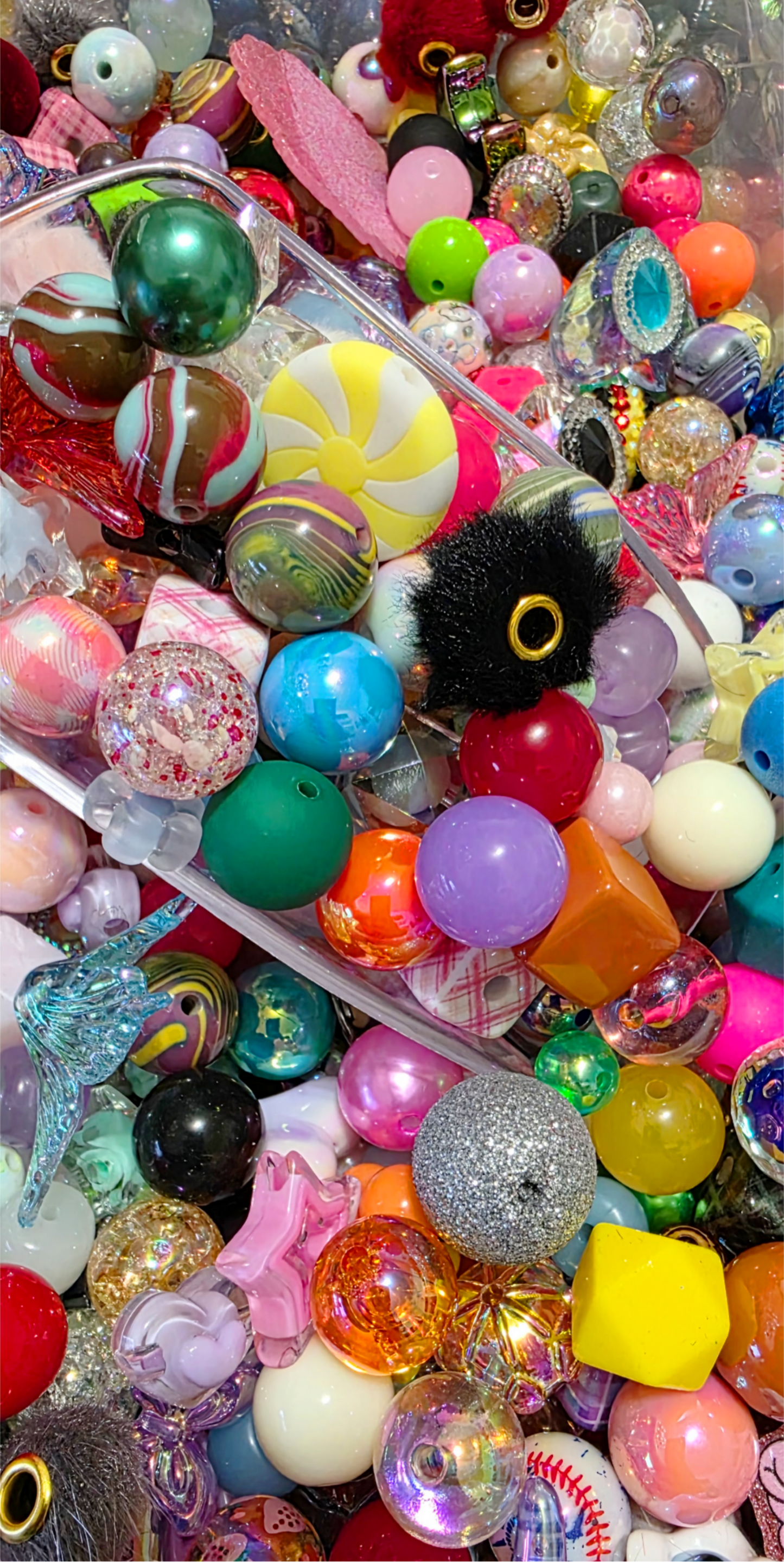 “Kitchen Sink” Bead Mix – Assorted Acrylic Multi Bead Mix | Variety Craft Mix