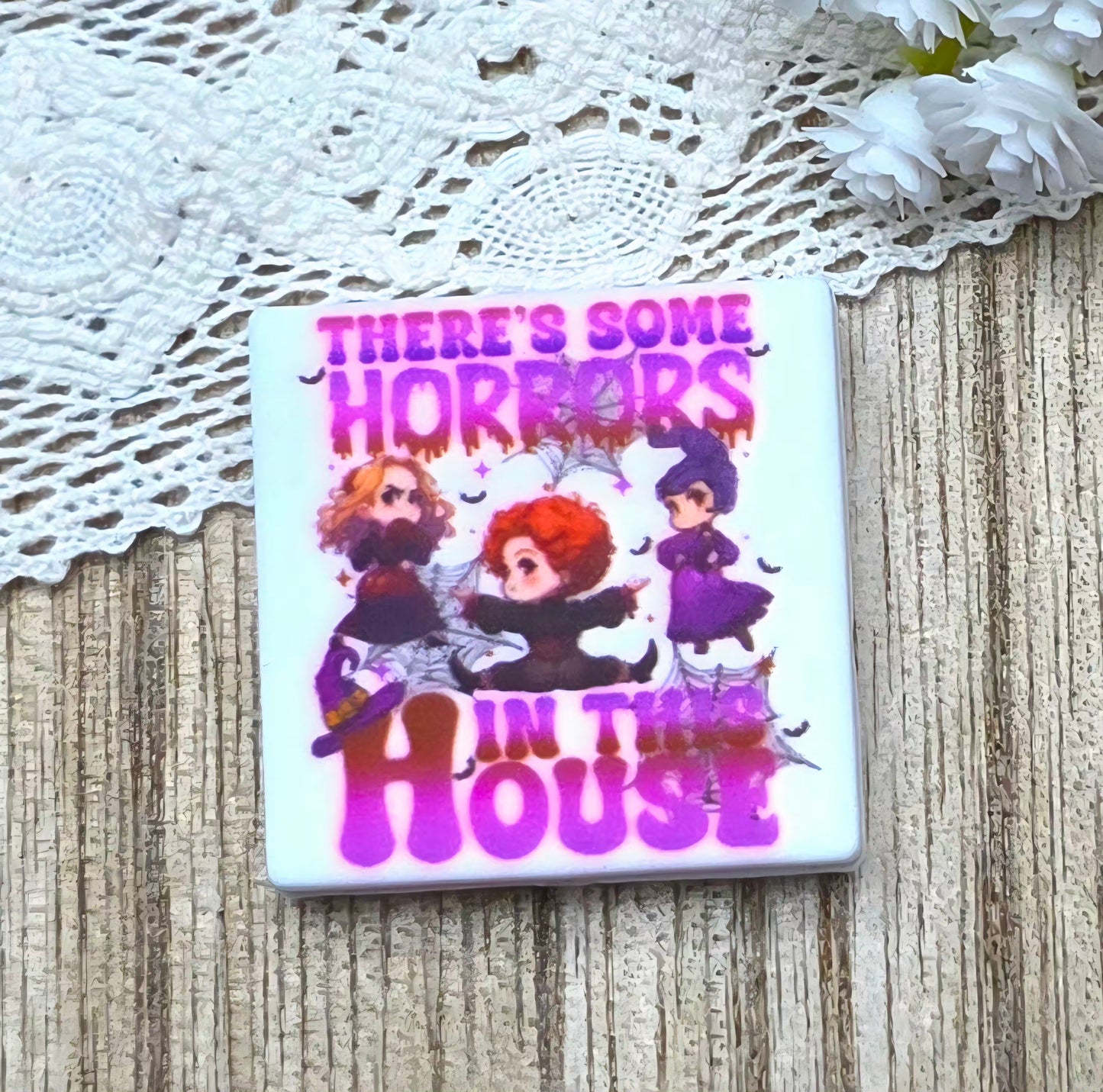 “There’s Some Horrors In This House” Halloween Silicone Focal Bead Exclusive
