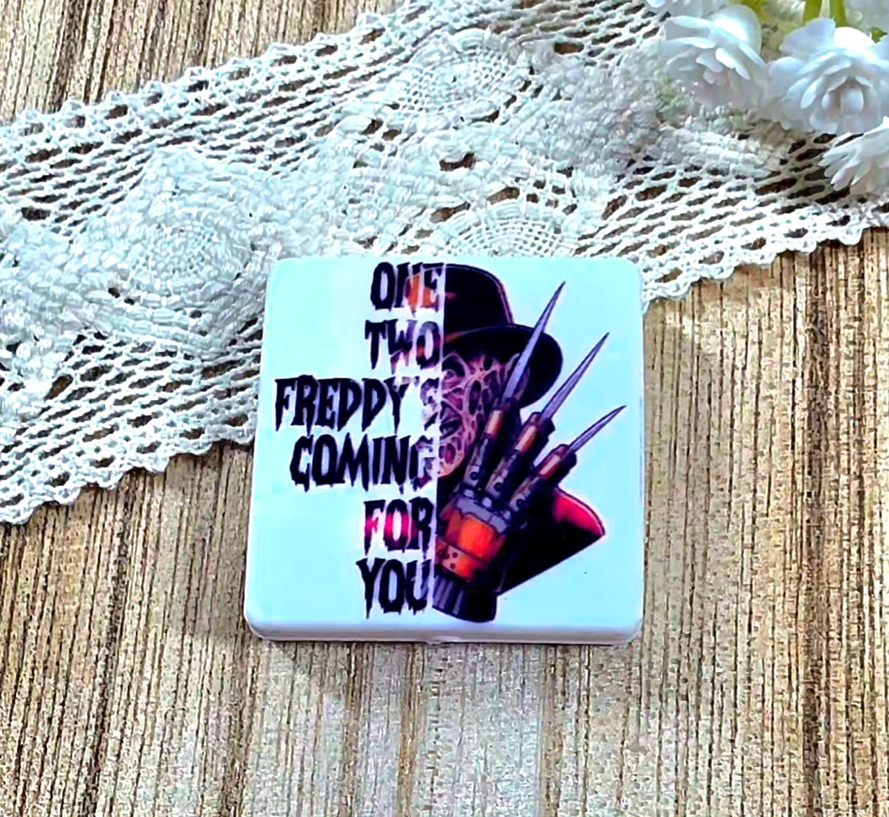 Freddy Halloween Silicone Focal Bead – Horror Movie Inspired Design