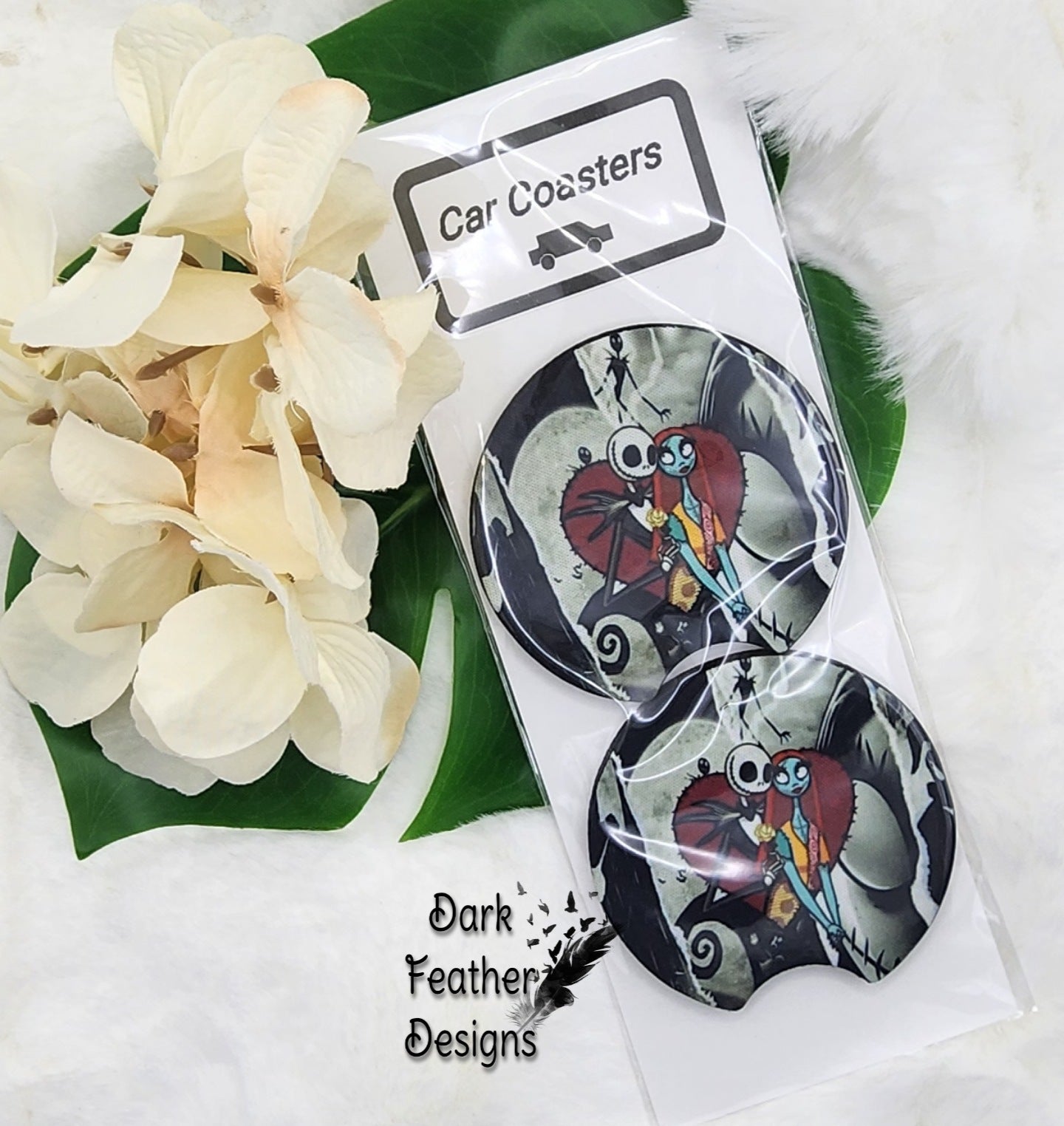 Dark love car coaster set