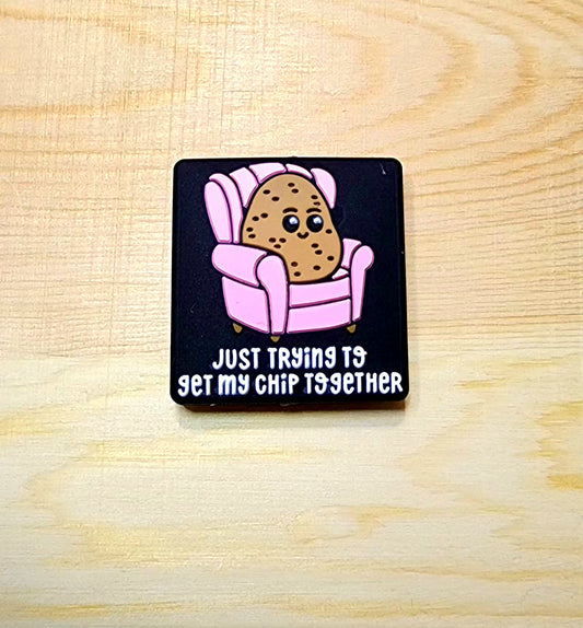 Just trying to set my chip together - silicone focal bead - A37