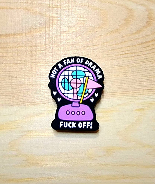 Not a fan of drama F**k off - silicone focal bead - A11