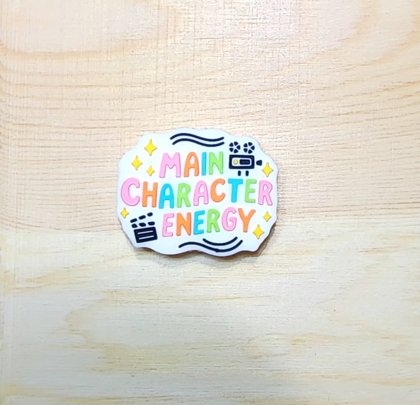 Main character energy - silicone focal bead - A71