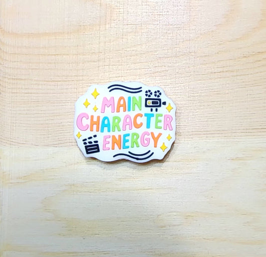 Main character energy - silicone focal bead - A71