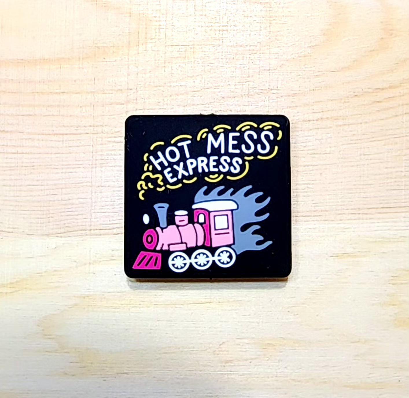 Hot Mess Express - silicone focal bead - A39