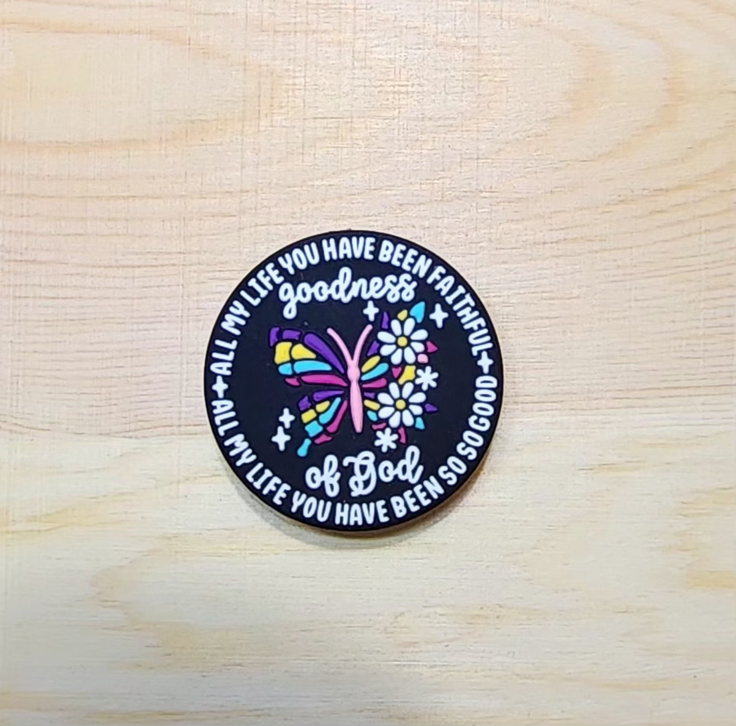 All my life you have been so good - All my life you have been faithful - goodness of good - silicone focal bead - A82