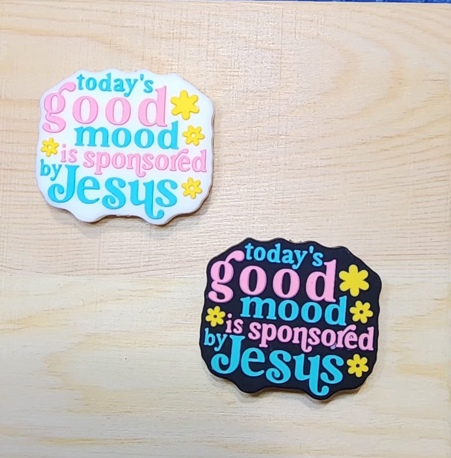 Today's good mood is sponsored by Jesus - Silicone focal beads - A7 - A8