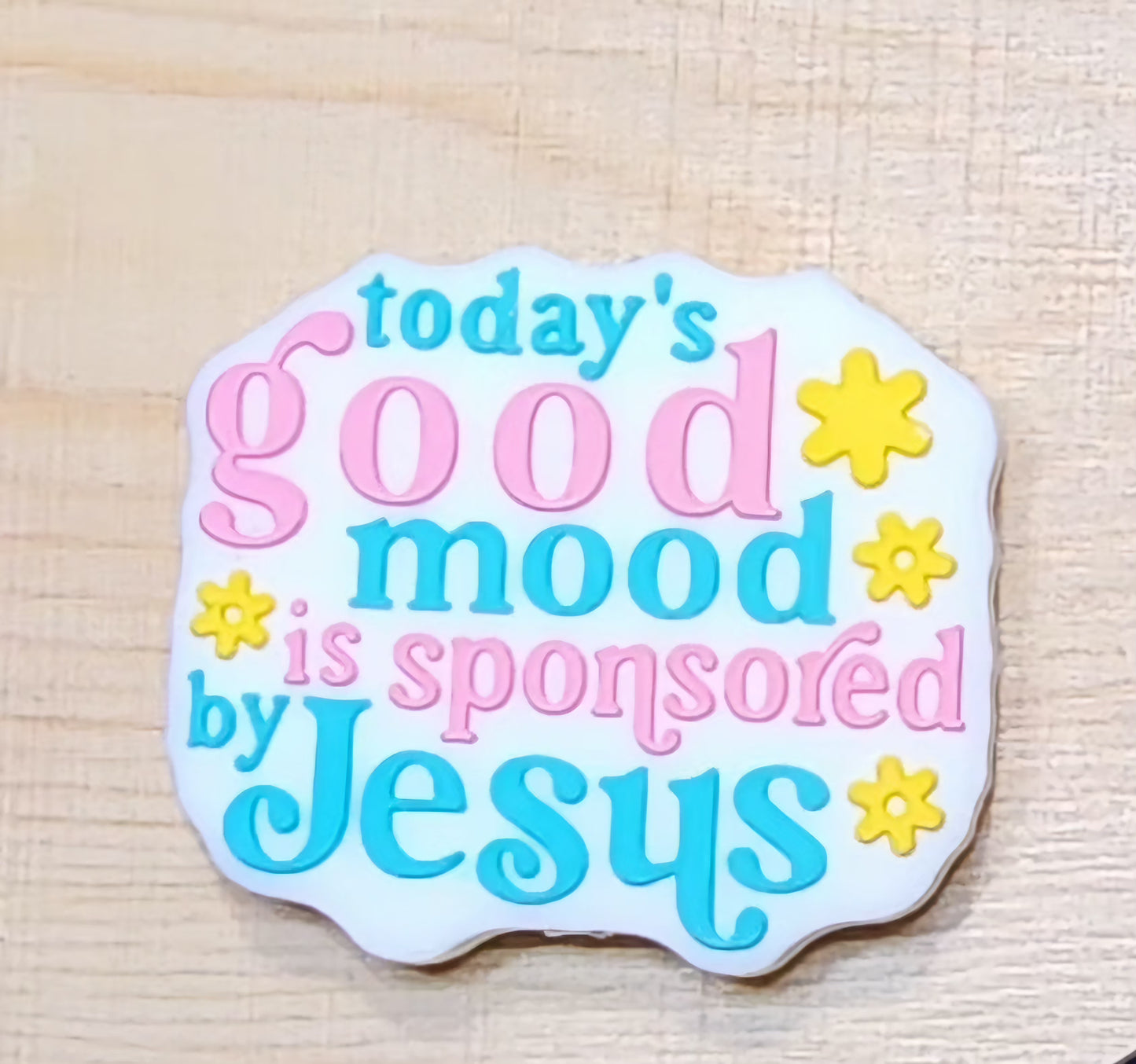 Today's good mood is sponsored by Jesus - Silicone focal beads - A7 - A8