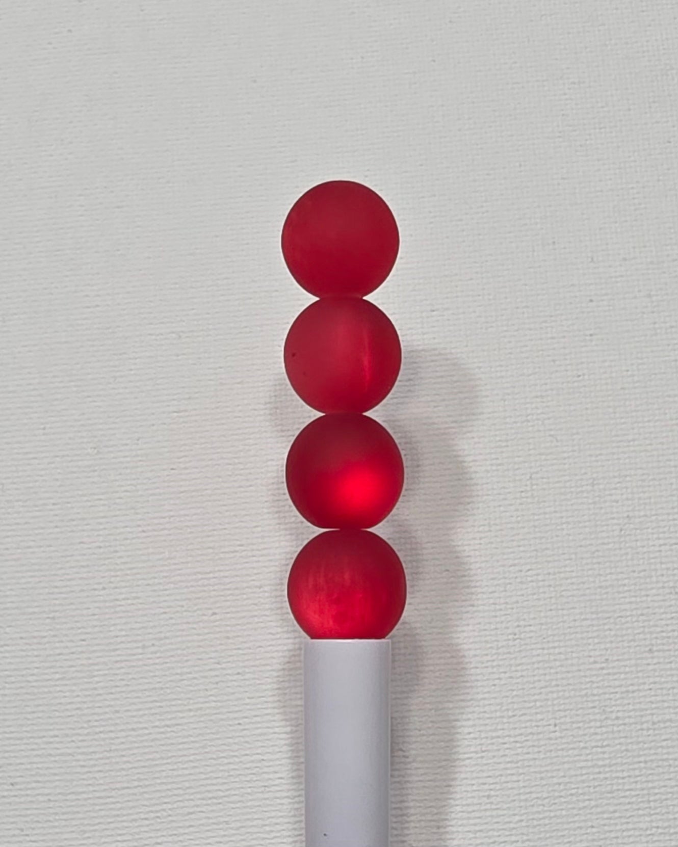 16mm frosted cat eye acrylic beads.