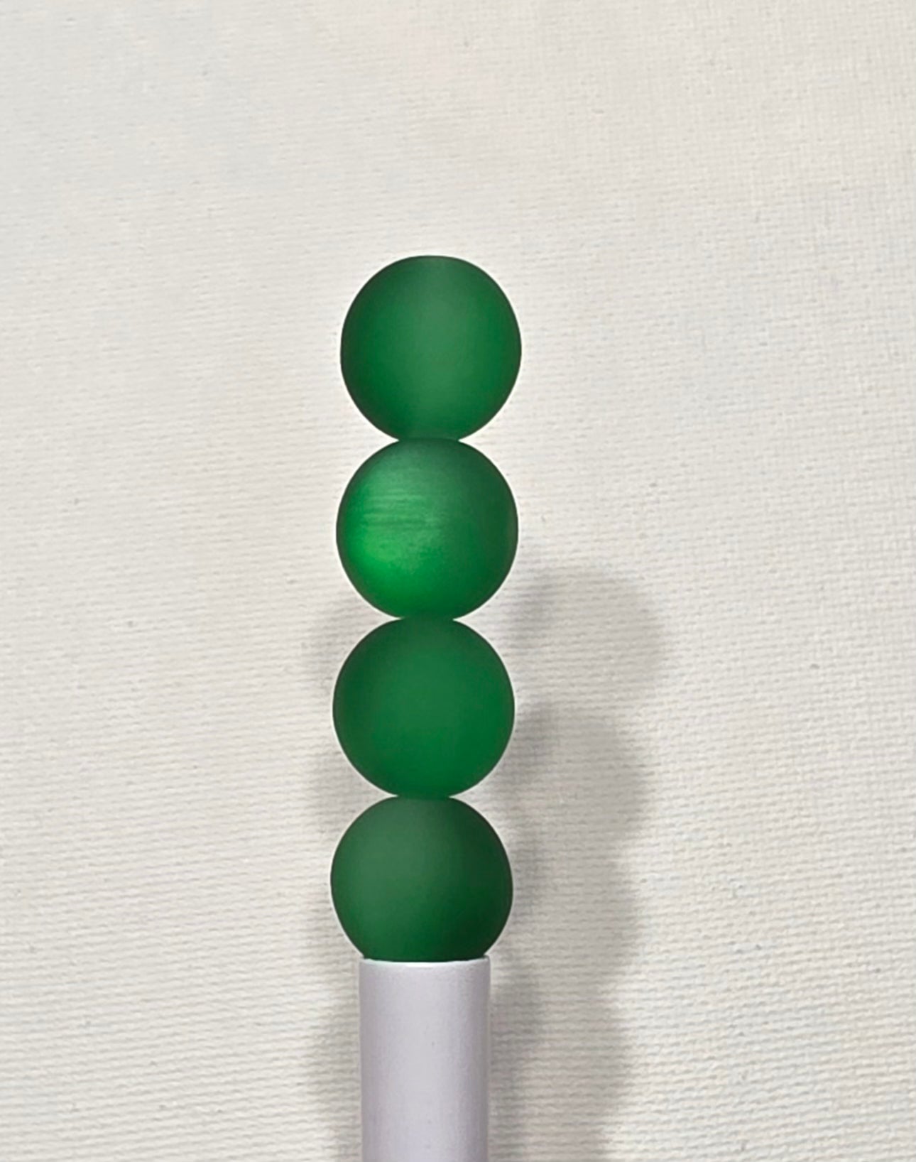 16mm frosted cat eye acrylic beads.