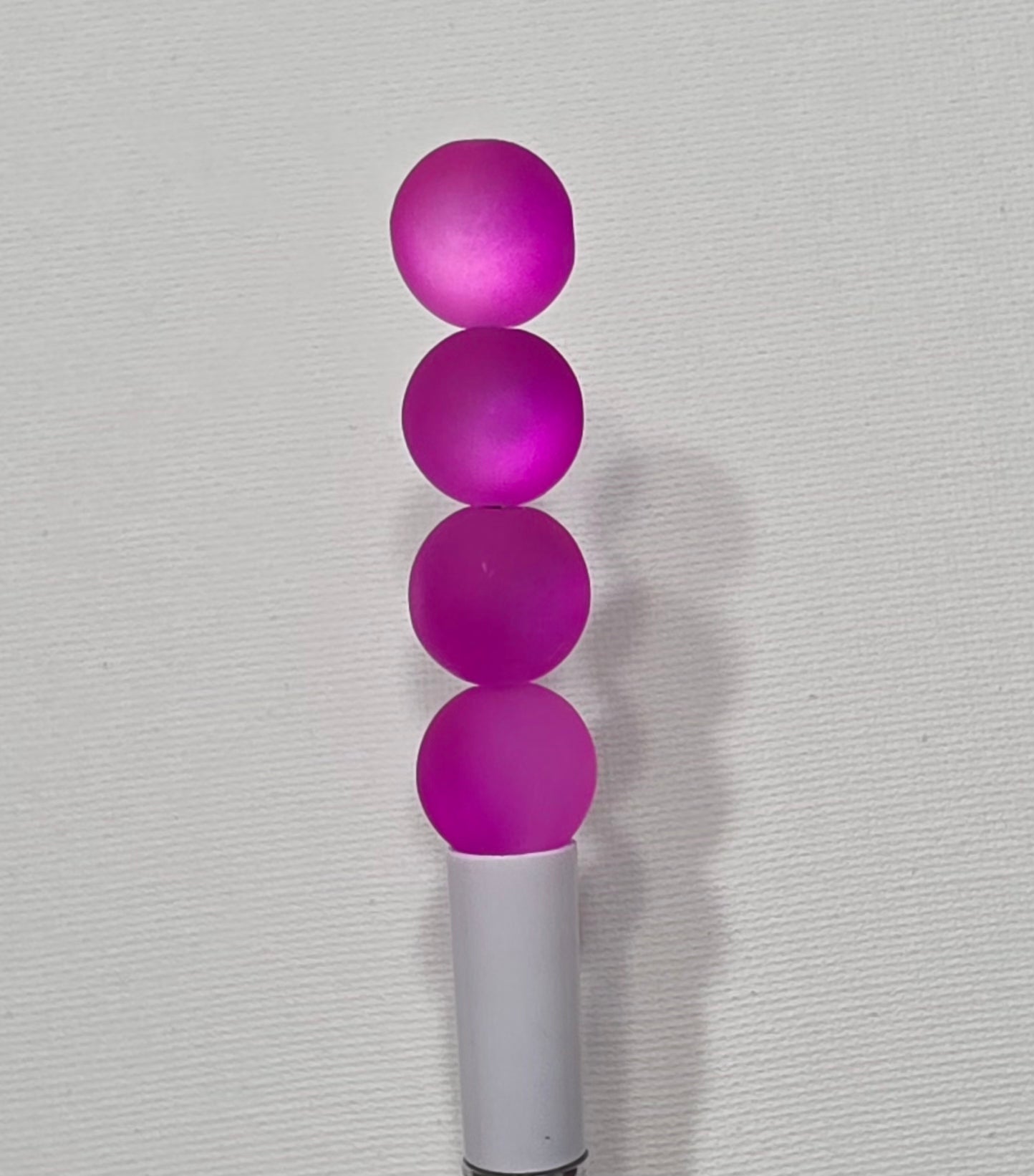 16mm frosted cat eye acrylic beads.