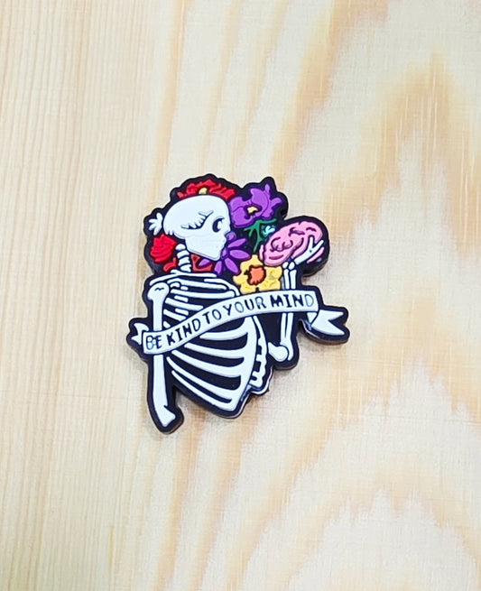 Be kind to your mind silicone focal bead - A154c