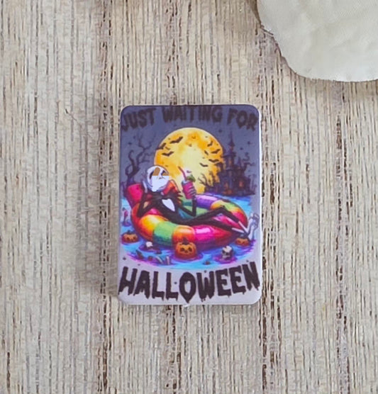Just Waiting For Halloween Silicone Focal Bead