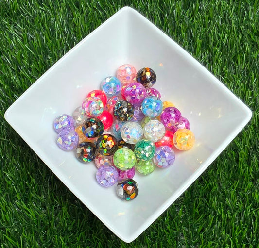 Love Potion Sequins – 16mm Acrylic Bead Mix – 10 Pack