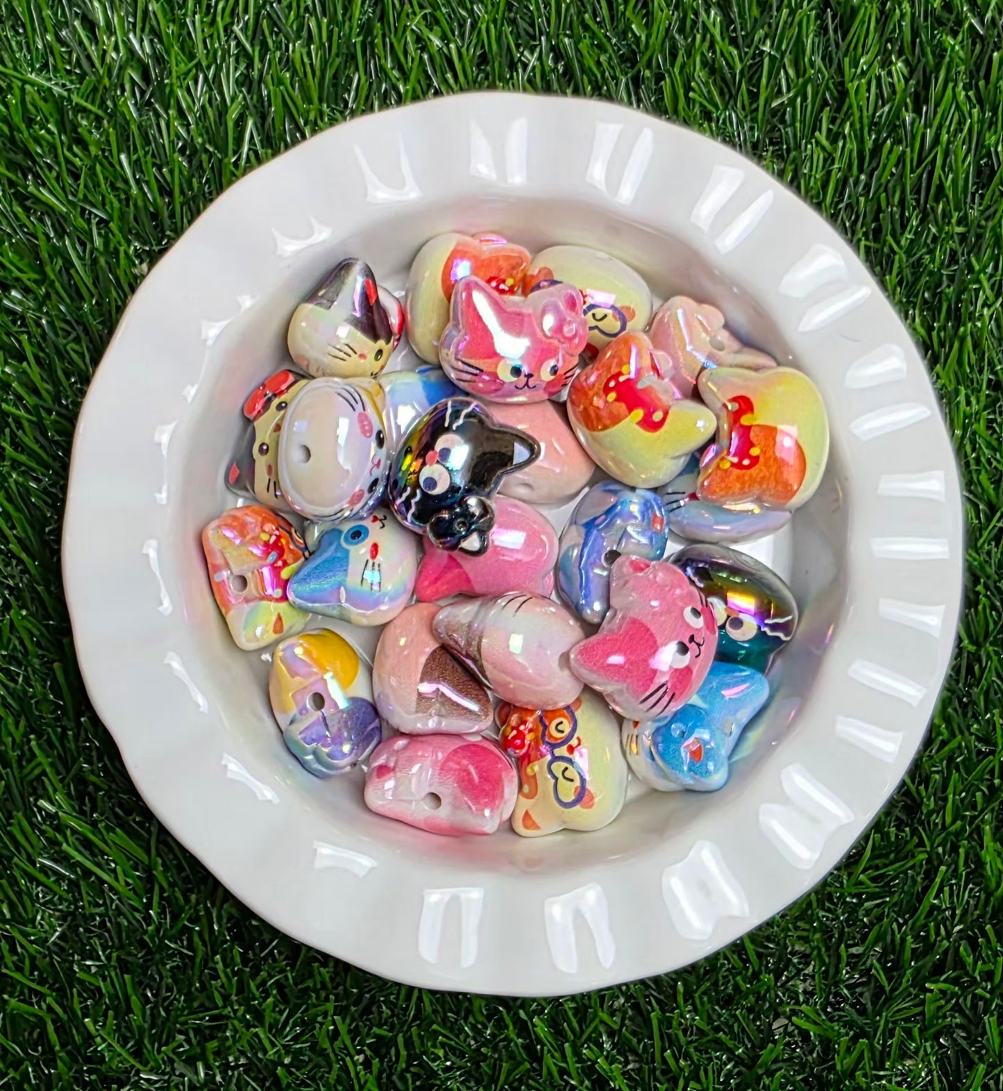Acrylic Cat Beads – 3 Pack