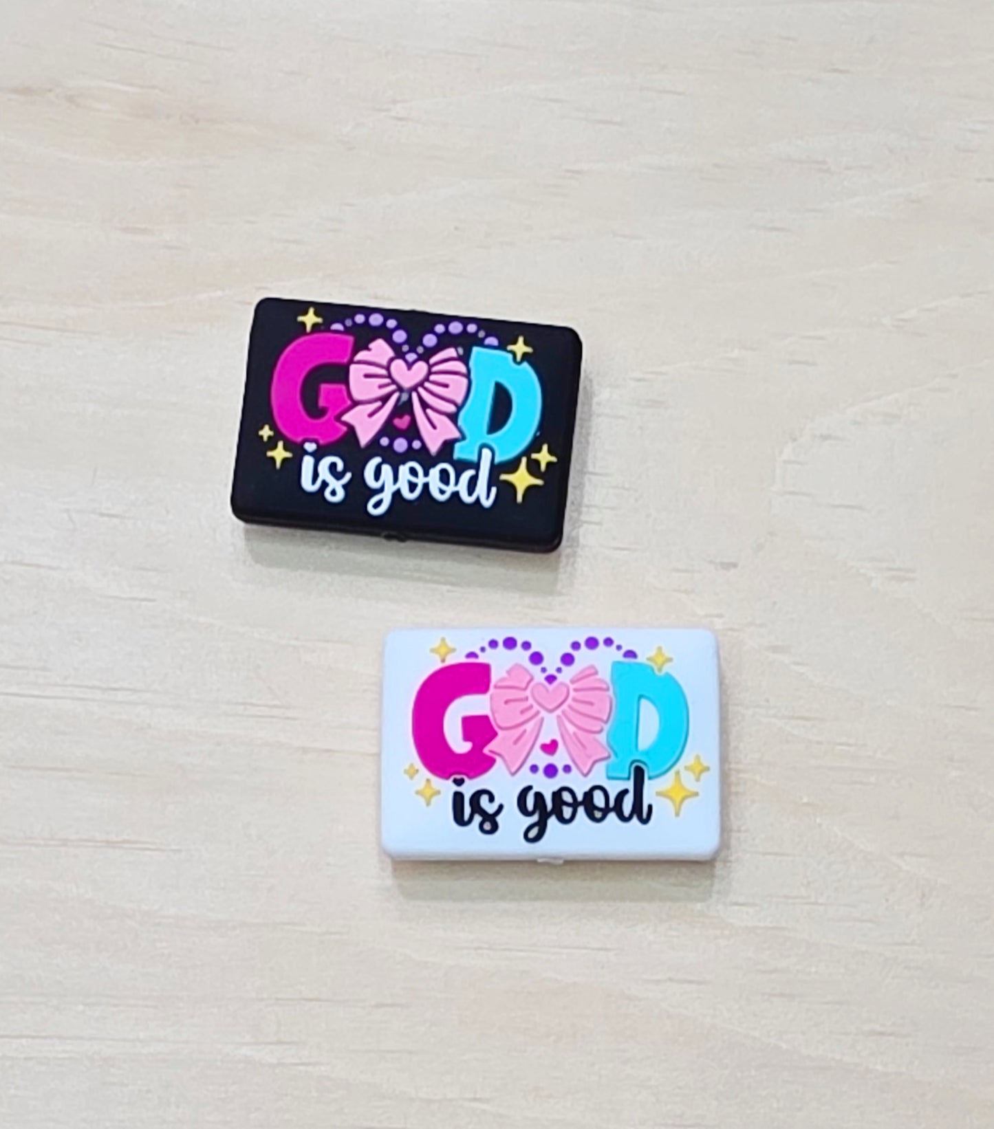 God is good all the time silicone focal bead - A460 and A461