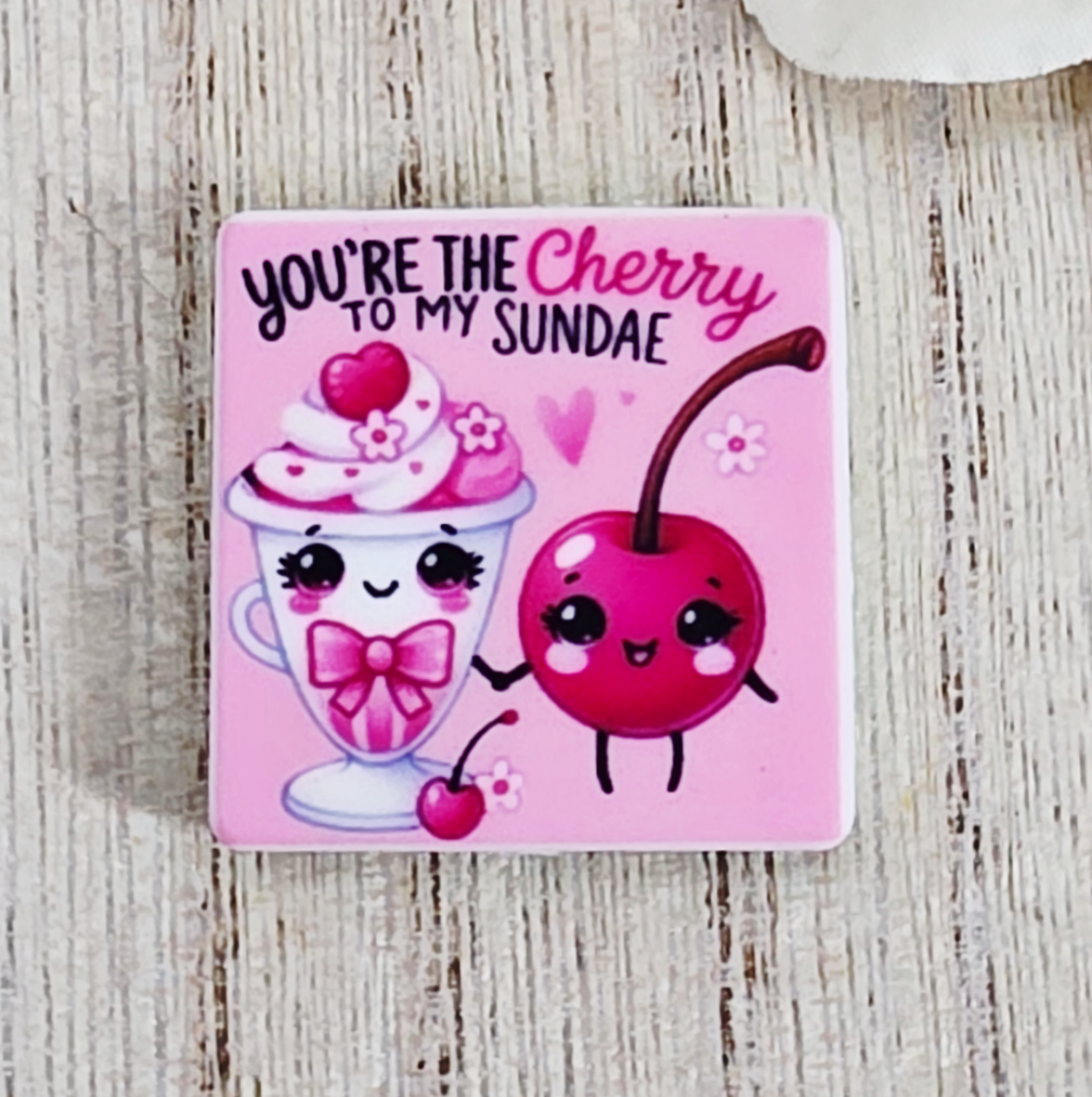 Cute Punny Food Silicone Focal Beads
