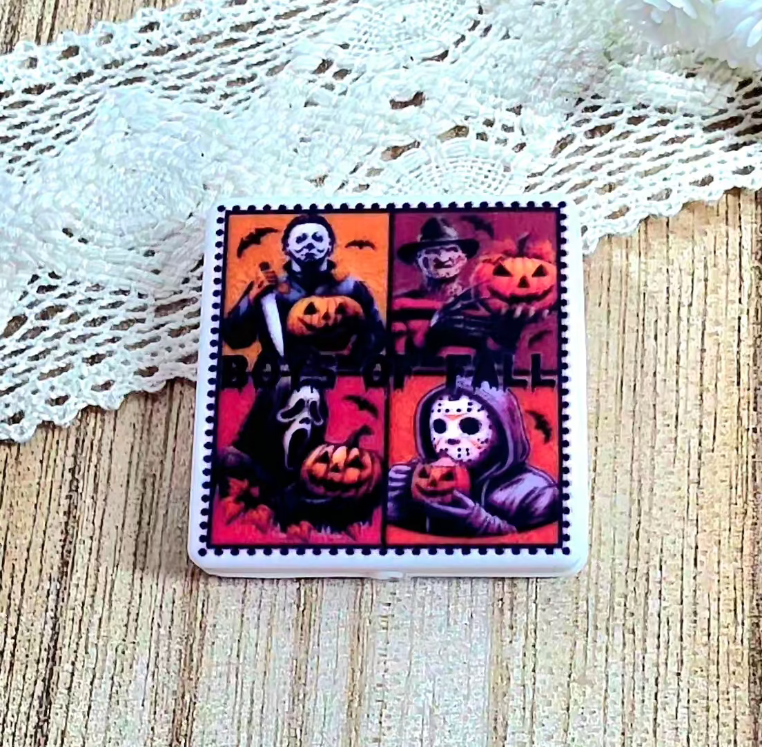 Horror Icons Halloween Silicone Focal Bead – Spooky Slasher Design