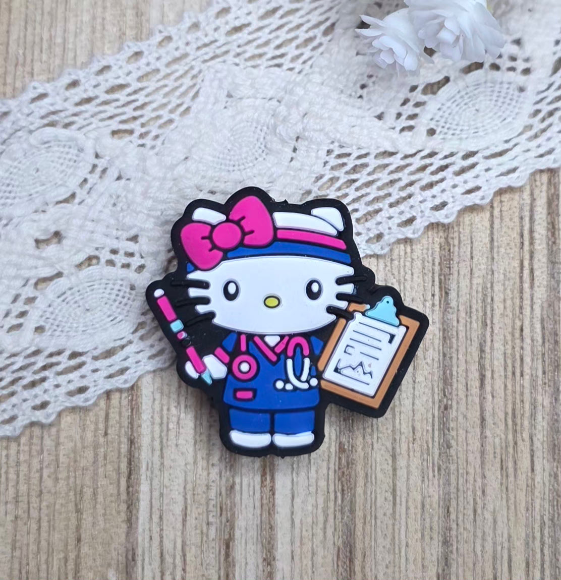 Spooky & Cute Kitty Silicone Focal Bead