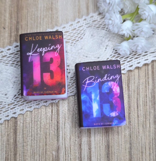 Keeping 13 & Binding 13 Inspired Book Silicone Focal Bead