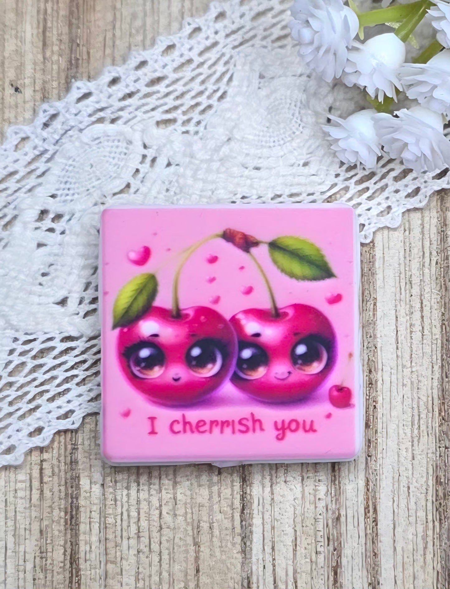 Cute Love Pun Silicone Focal Beads
