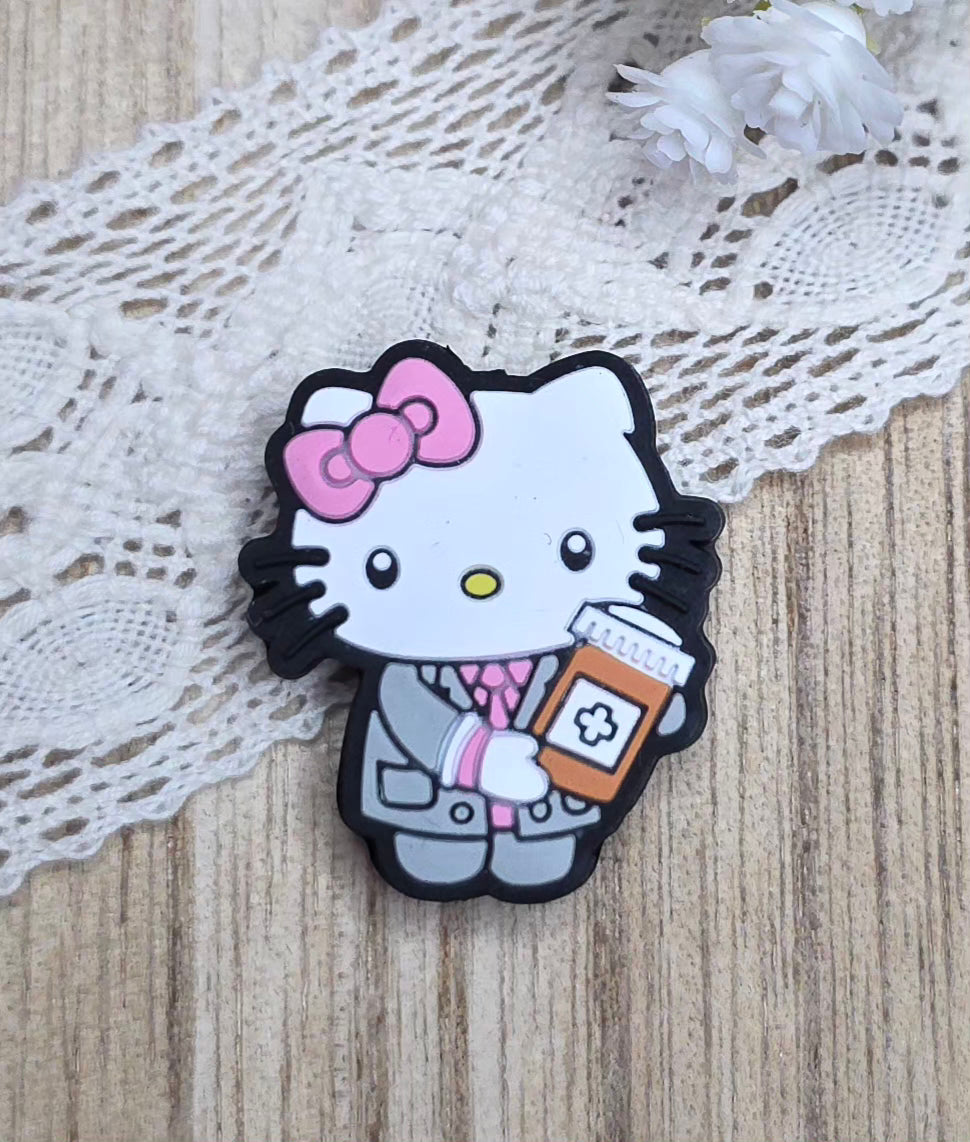 Spooky & Cute Kitty Silicone Focal Bead