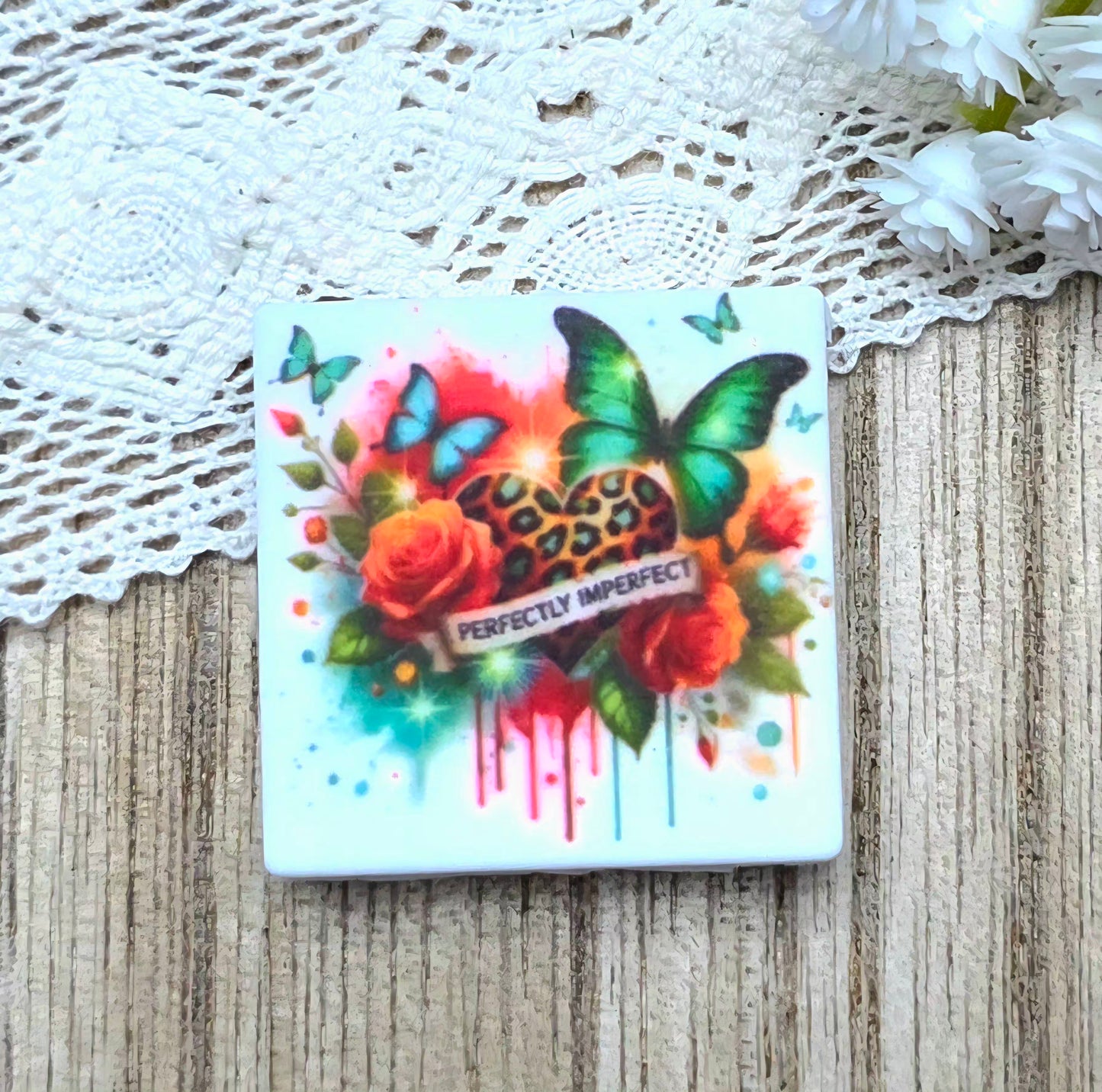 Exclusive “Perfectly Imperfect” Silicone Focal Bead