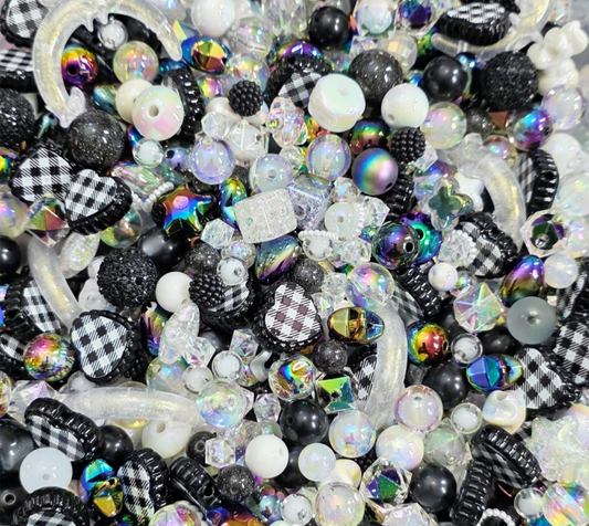 Midnight Magic Mix | Luxury Acrylic Bead Mix | Curated Craft Beads