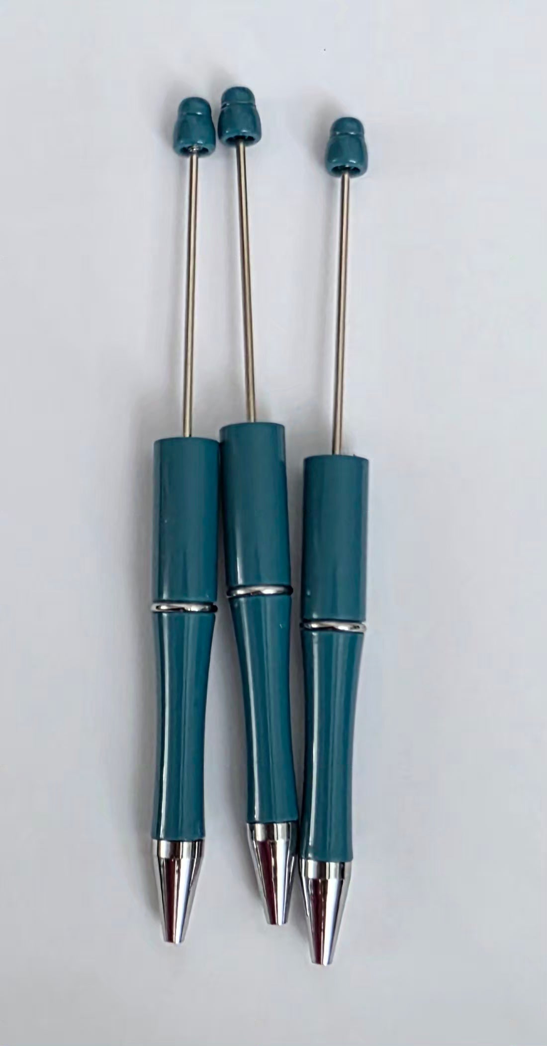 Blue Beadable Pen Blank – Black Ink