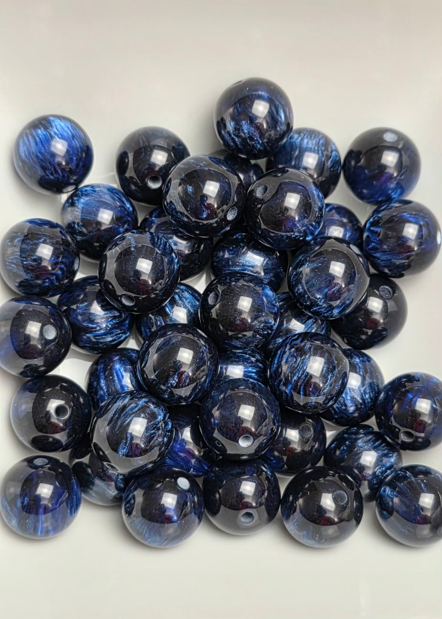 Deep Sea Acrylic Beads – 16mm – 10 Pack
