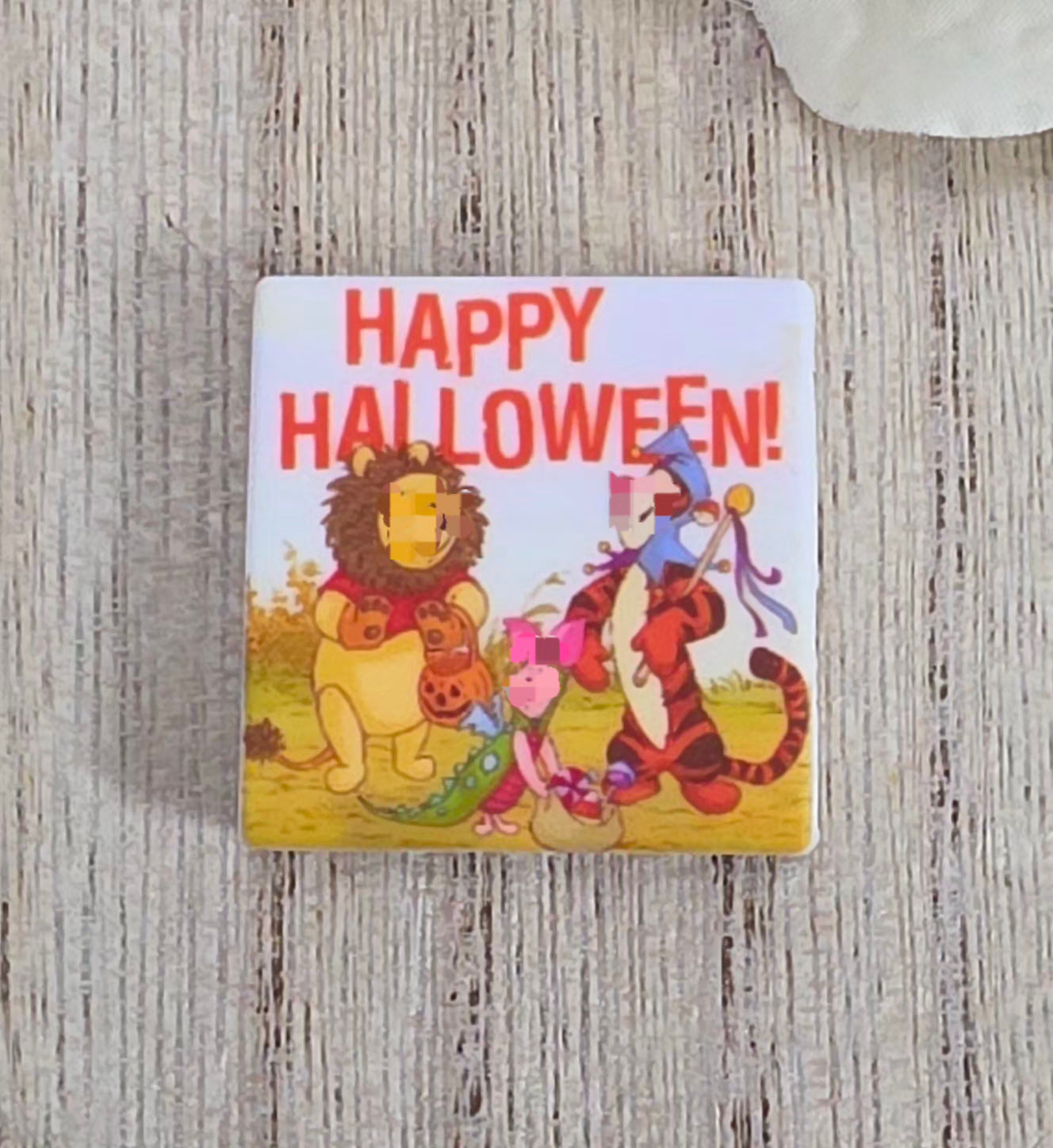 Happy Halloween Cartoon Friends Inspired Silicone Focal Bead