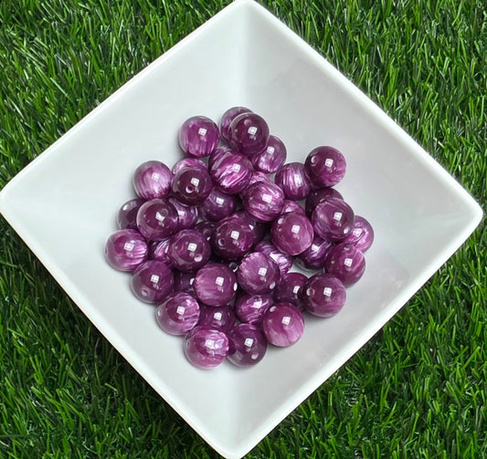 Lavender Plum 16mm Acrylic Beads – 10 Pack