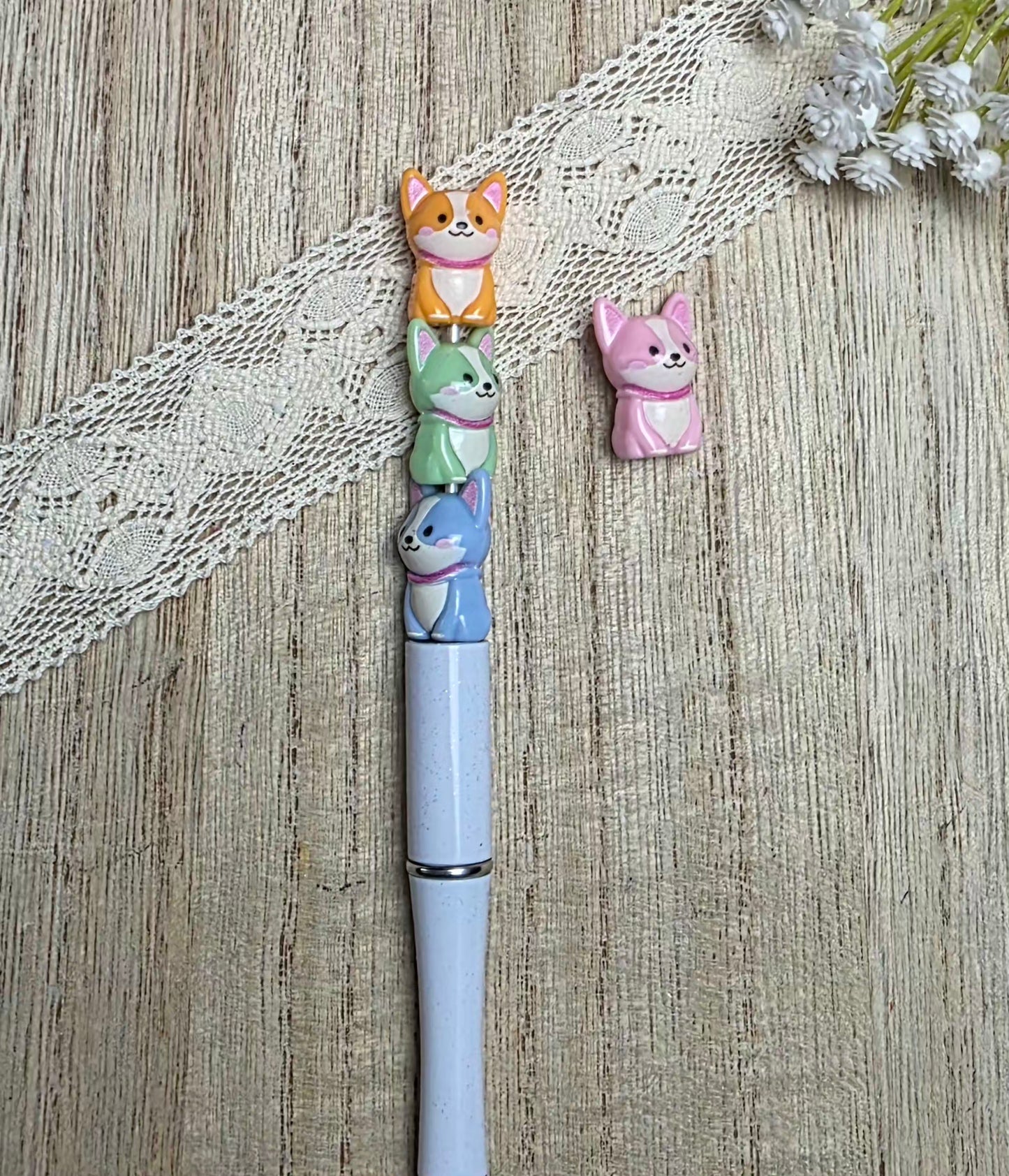 Acrylic Dog Beads – 4 Pack