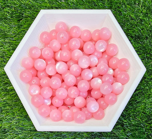 Cat eye acrylic round beads 16mm