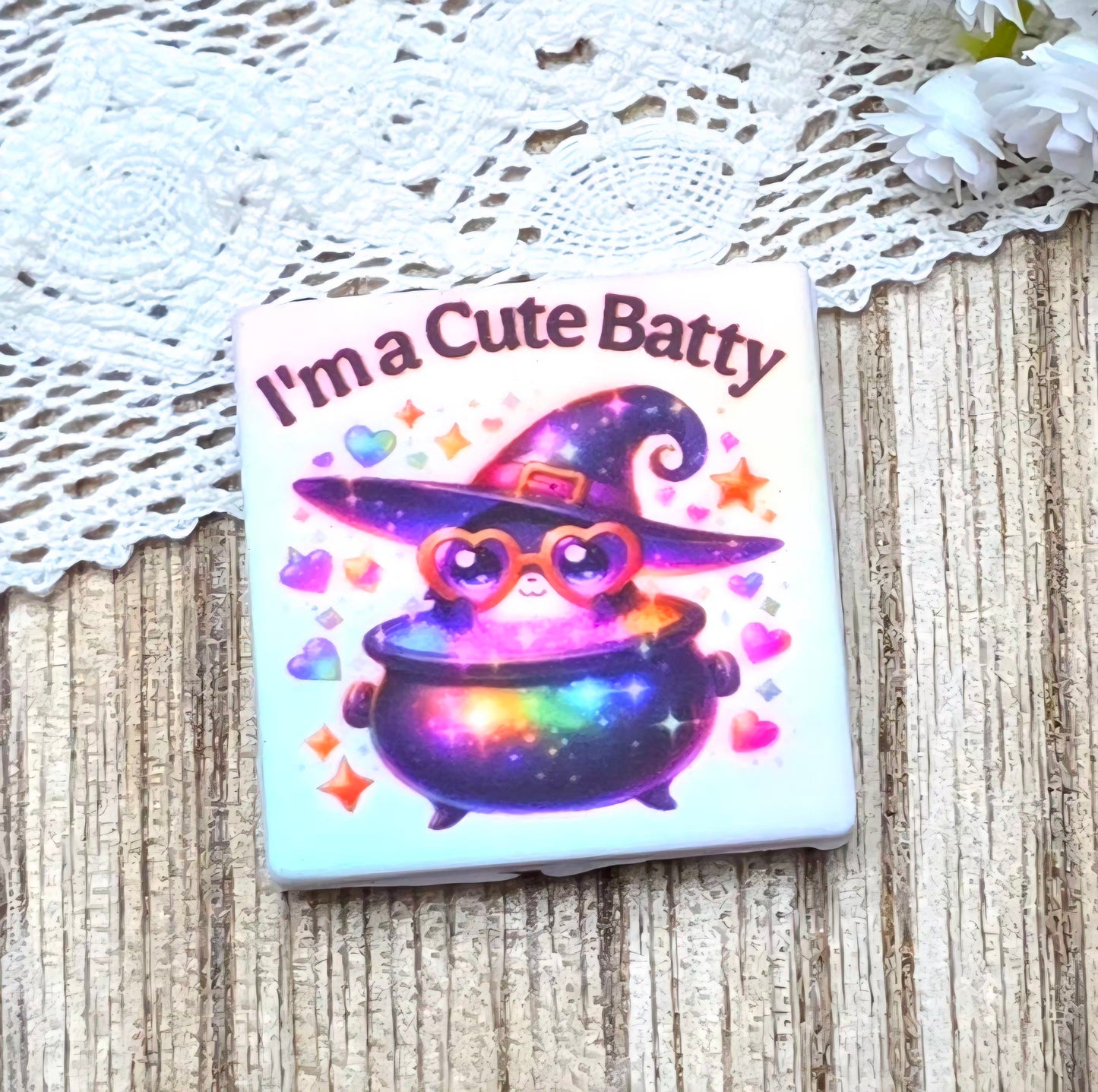 MayVley Exclusive “I’m a Cute Batty” Silicone Focal Bead