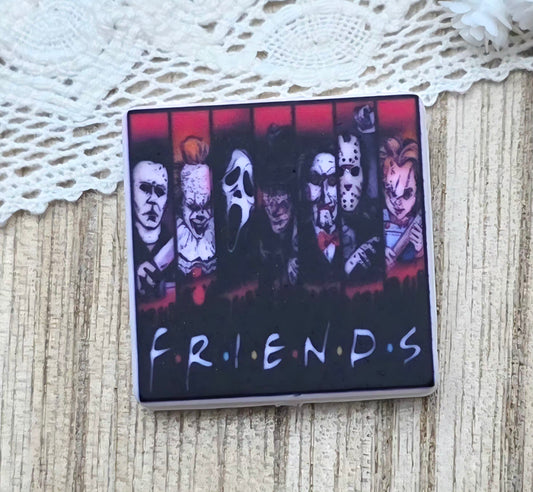 Horror Movie Friends Halloween Silicone Focal Bead