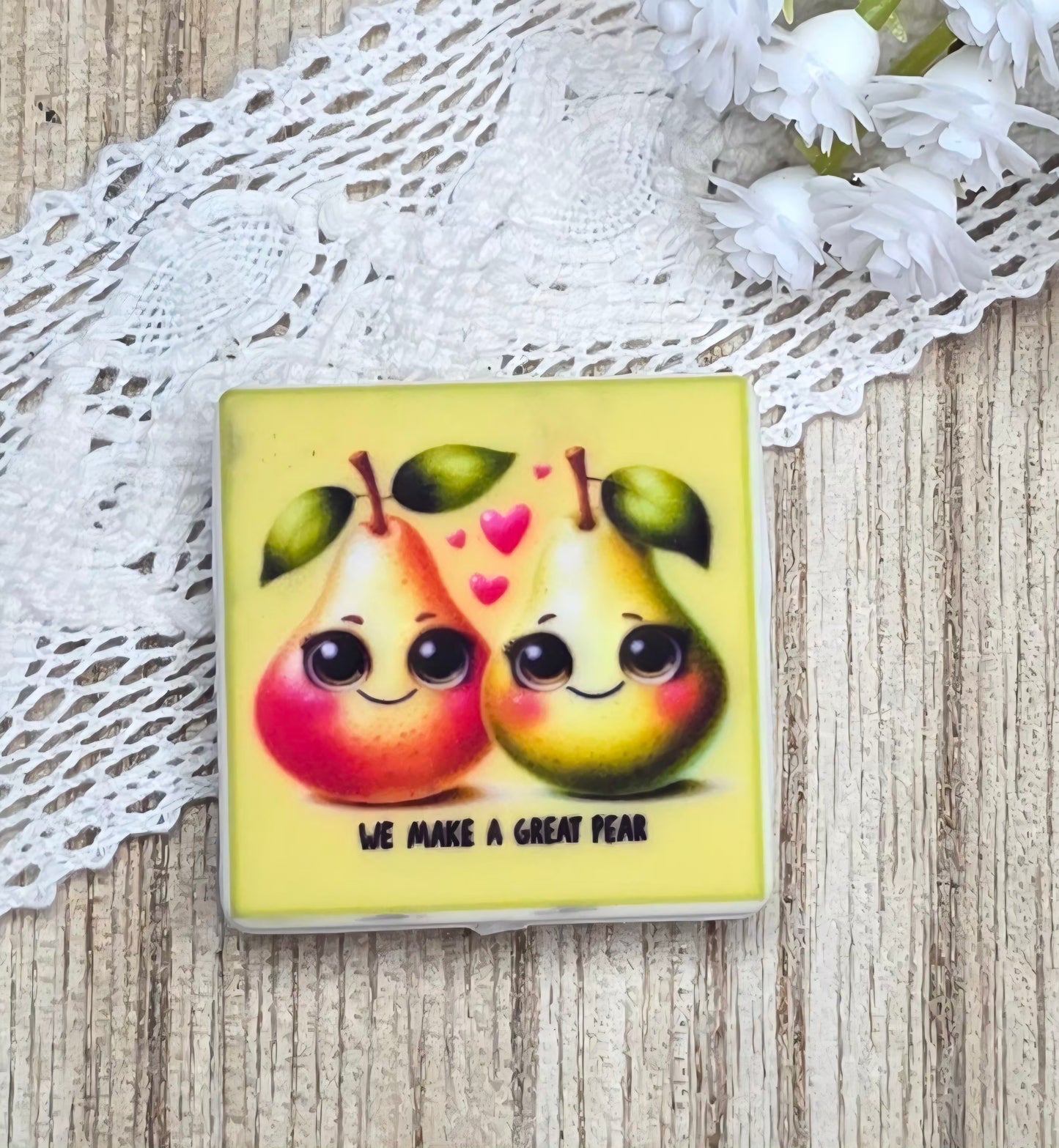 Cute Love Pun Silicone Focal Beads