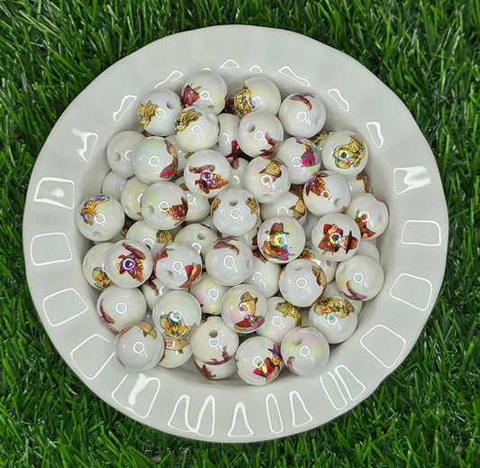 Spooky Villain Character Acrylic Beads – 5 Pack