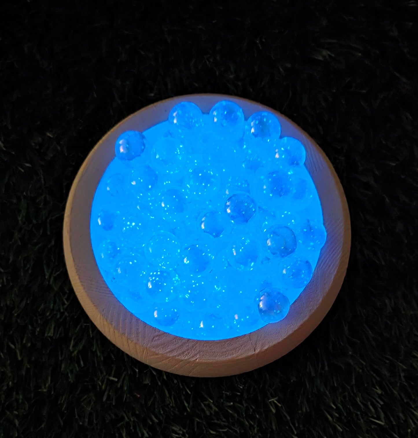 Luminous 16mm acrylic beads, glow in the dark 16mm acrylic beads