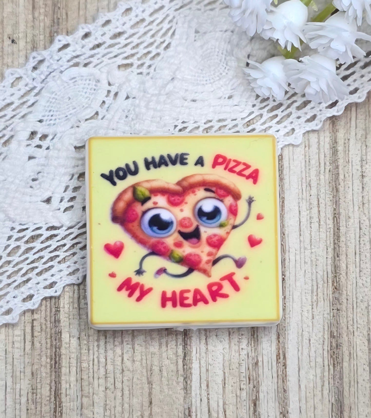 Cute Love Pun Silicone Focal Beads