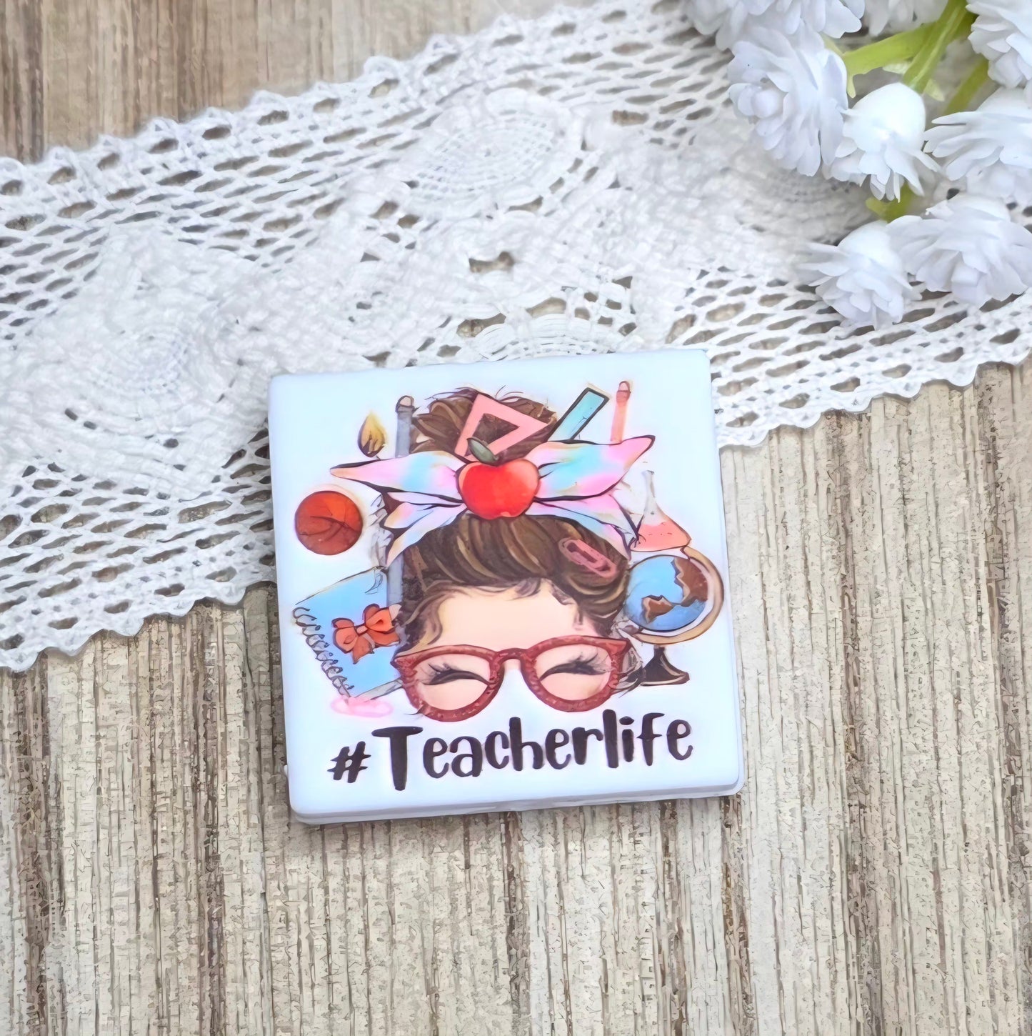 Teacherlife Silicone Focal Bead